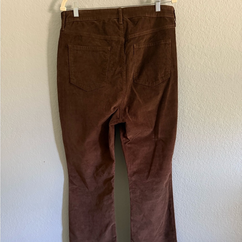 Old Navy Higher High-Rise Flare Corduroy Pants, brown, 14 Tall - Picture 6 of 9